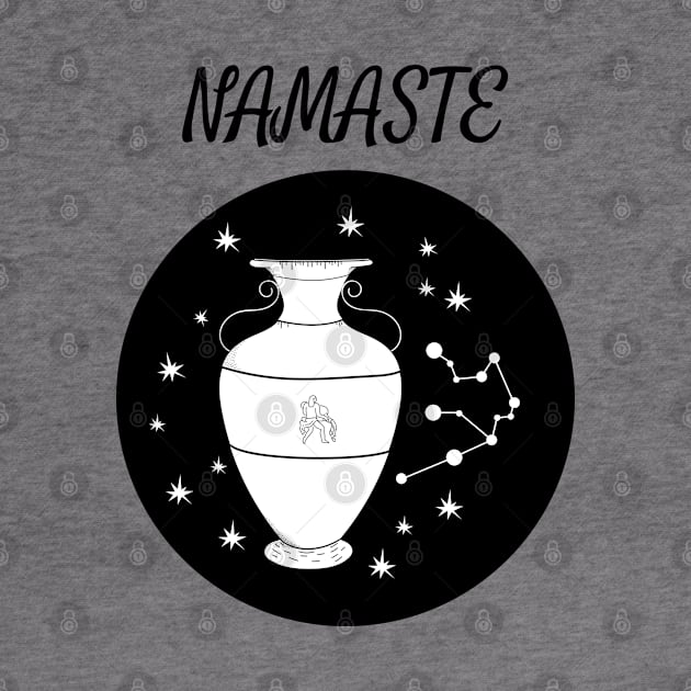 Namaste Aquarius by DesignIndex